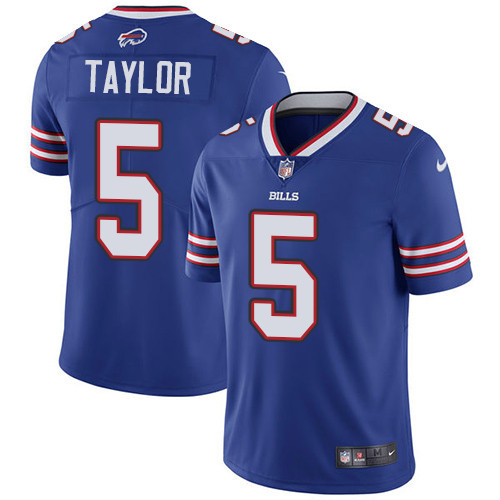  Bills 5 Tyrod Taylor Royal Vapor Untouchable Player Limited Jersey