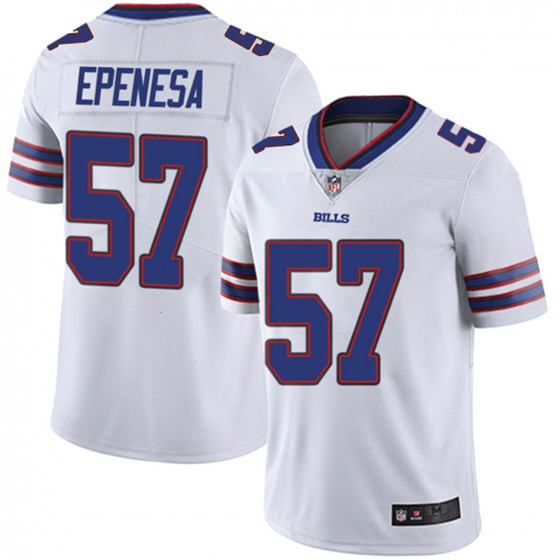 Nike Bills 57 AJ Epenesa Red 2020 NFL Draft Vapor Untouchable Limited Jersey