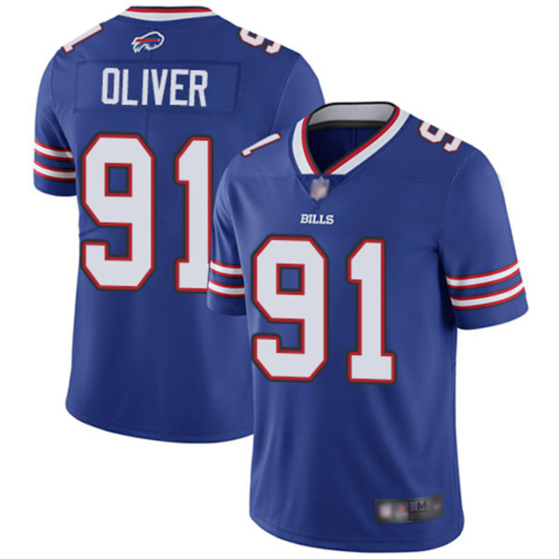 Nike Bills 91 Ed Oliver Royal Youth 2019 NFL Draft First Round Pick Vapor Untouchable Limited Jersey
