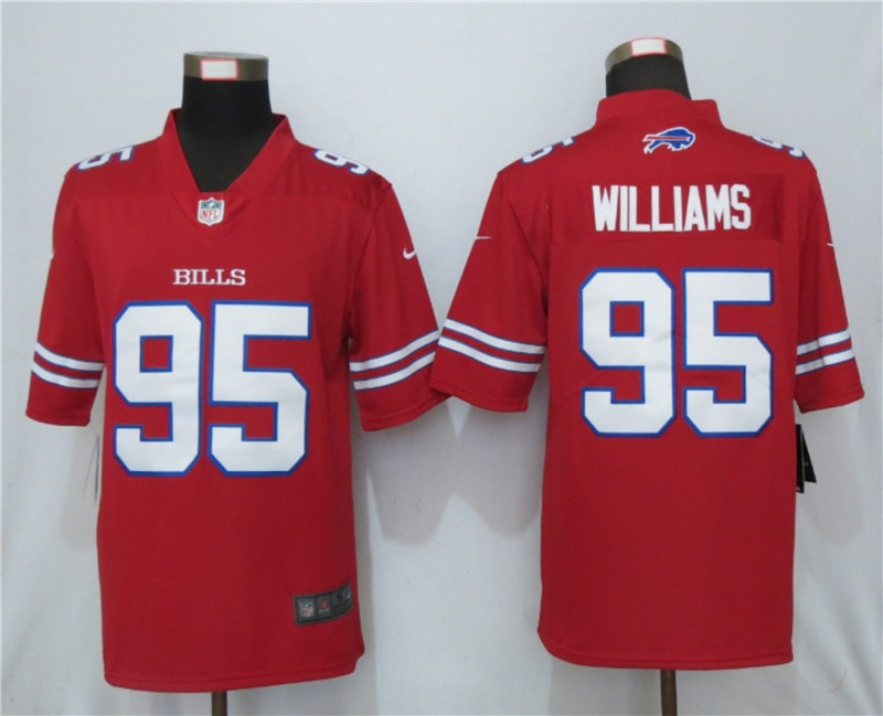 Nike Bills 95 Kyle Williams Red Color Rush Limited Jersey