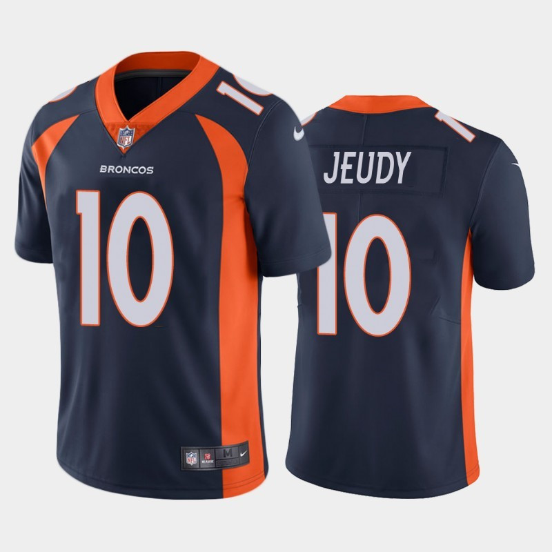 Nike Broncos 10 Jerry Jeudy Navy 2020 NFL Draft First Round Pick Vapor Untouchable Limited Jersey