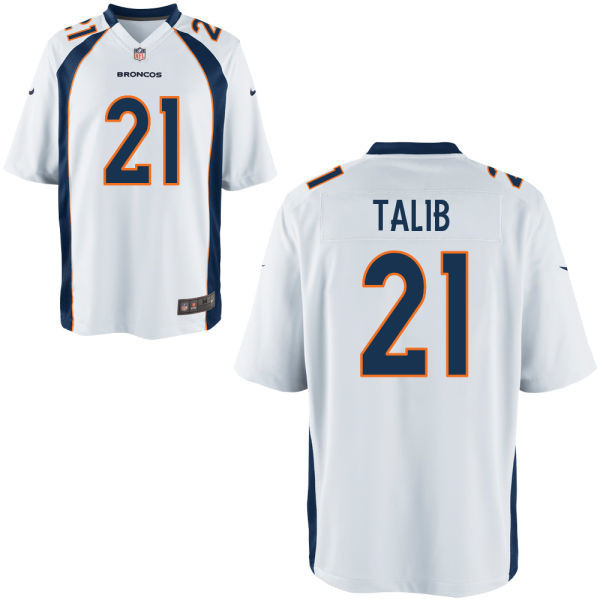  Broncos 21 Aqib Talib White Youth Game Jersey