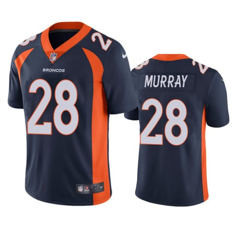 Nike Broncos 28 Latavius Murray Navy Vapor Untouchable Limited Jersey