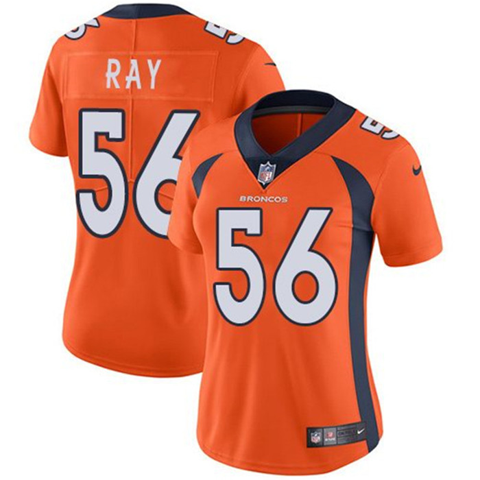  Broncos 56 Shane Ray Orange Women Vapor Untouchable Limited Jersey