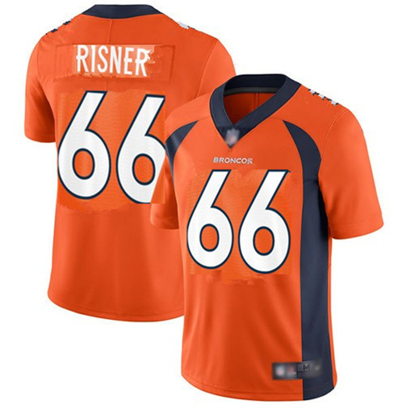 Nike Broncos 66 Dalton Risner Orange Vapor Untouchable Limited Jersey