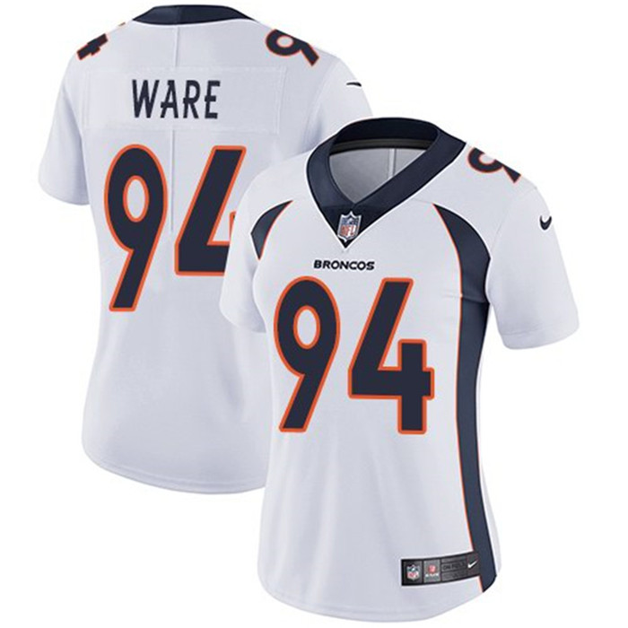  Broncos 94 DeMarcus Ware White Women Vapor Untouchable Limited Jersey