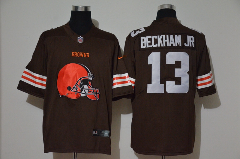 Nike Browns 13 Odell Beckham Jr. Brown Vapor Untouchable Limited Jersey