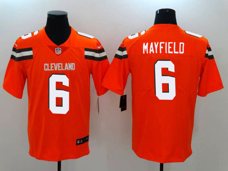  Browns 6 Baker Mayfield Orange Vapor Untouchable Limited Jersey