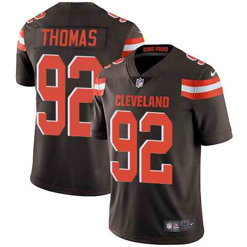  Browns 92 Chad Thomas Brown Vapor Untouchable Limited Jersey