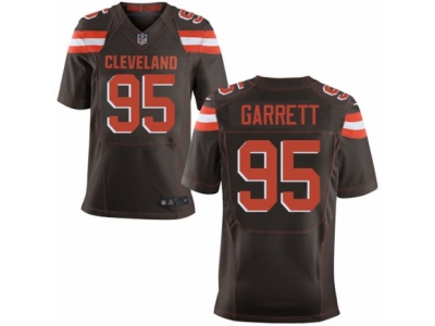  Browns 95 Myles Garrett Brown Team Color Men Stitched NFL New Elite Jersey