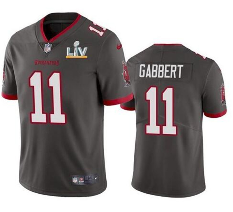 Nike Buccaneers 11 Blaine Gabbert Gray 2021 Super Bowl LV Vapor Untouchable Limited Jersey