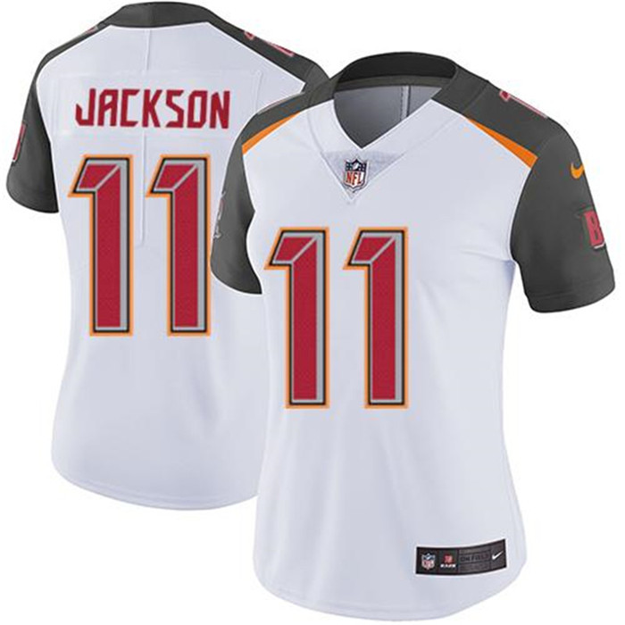  Buccaneers 11 DeSean Jackson White Women Vapor Untouchable Limited Jersey