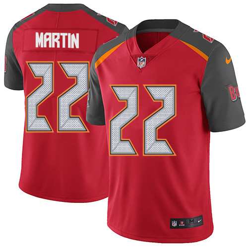  Buccaneers 22 Doug Martin Red Vapor Untouchable Player Limited Jersey