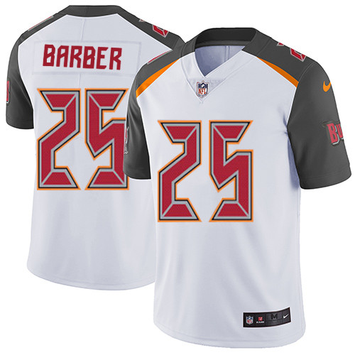  Buccaneers 25 Peyton Barber White Vapor Untouchable Player Limited Jersey