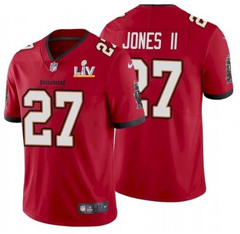 Nike Buccaneers 27 Ronald Jones II Red 2021 Super Bowl LV Vapor Untouchable Limited Jersey