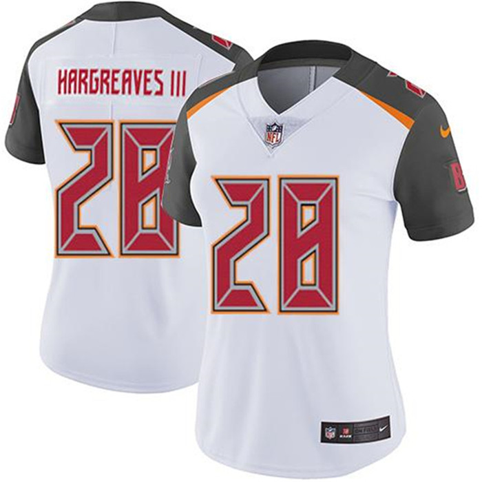  Buccaneers 28 Vernon Hargreaves III White Women Vapor Untouchable Limited Jersey