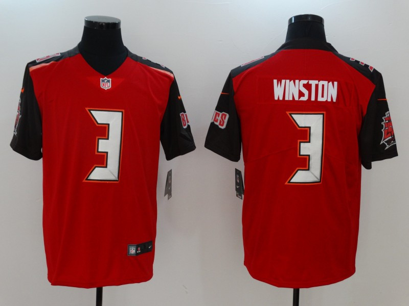  Buccaneers 3 Jameis Winston Red Vapor Untouchable Player Limited Jersey