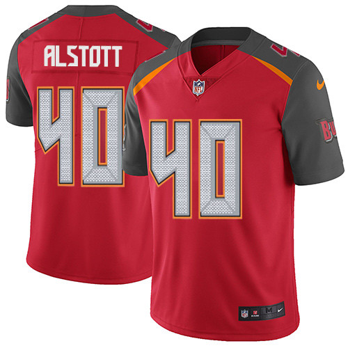  Buccaneers 40 Mike Alstott Red Vapor Untouchable Player Limited Jersey