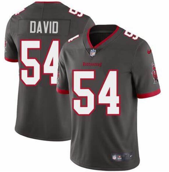 Nike Buccaneers 54 Lavonte David Gray 2020 New Vapor Untouchable Limited Jersey