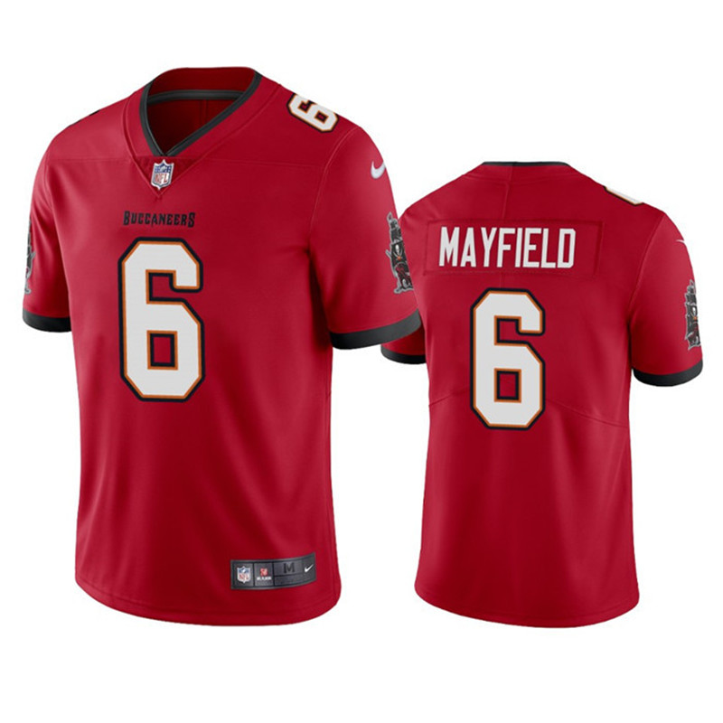 Nike Buccaneers 6 Baker Mayfield RedVapor Untouchable Limited Jersey