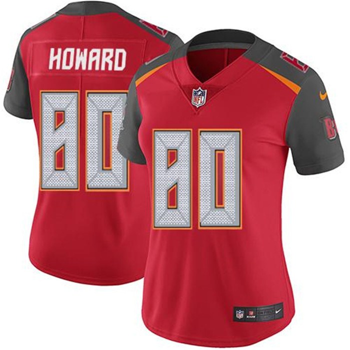  Buccaneers 80 O.J. Howard Red Women Vapor Untouchable Limited Jersey