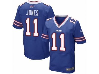  Buffalo Bills 11 Zay Jones Elite Royal Blue Team Color NFL Jersey