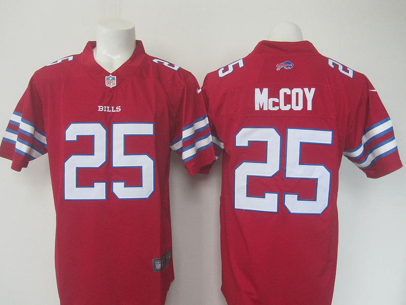  Buffalo Bills 25 LeSean McCoy Limited Red Rush NFL Jersey