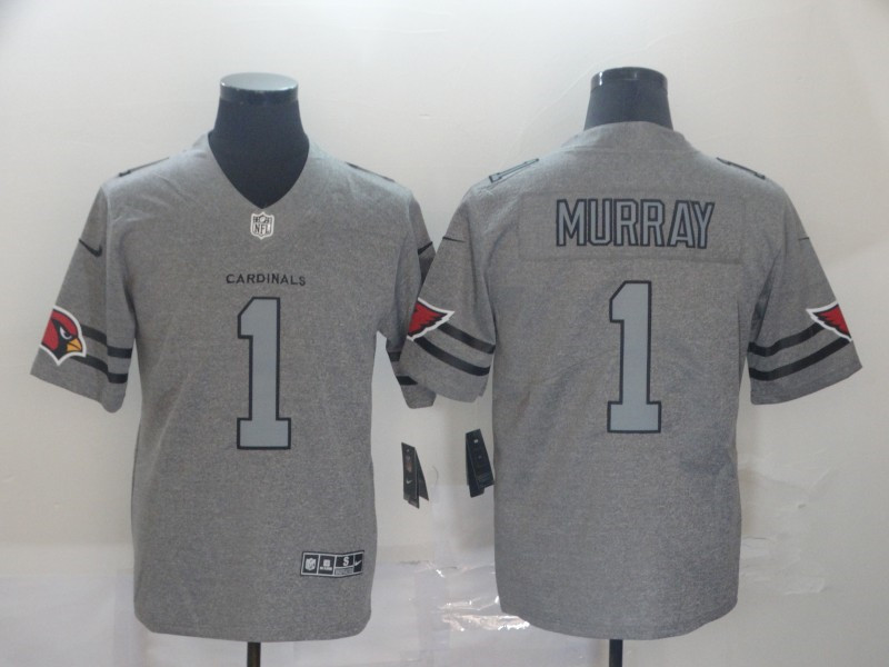 Nike Cardinals 1 Kyler Murray 2019 Gray Gridiron Gray Vapor Untouchable Limited Jersey