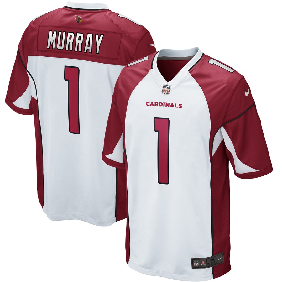 Nike Cardinals 1 Kyler Murray White 2019 NFL Draft First Round Pick Vapor Untouchable Limited Jersey