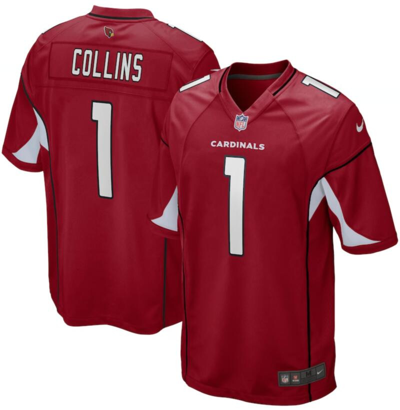 Nike Cardinals 1 Zaven Collins Red 2021 NFL Draft Vapor Untouchable Limited Jersey