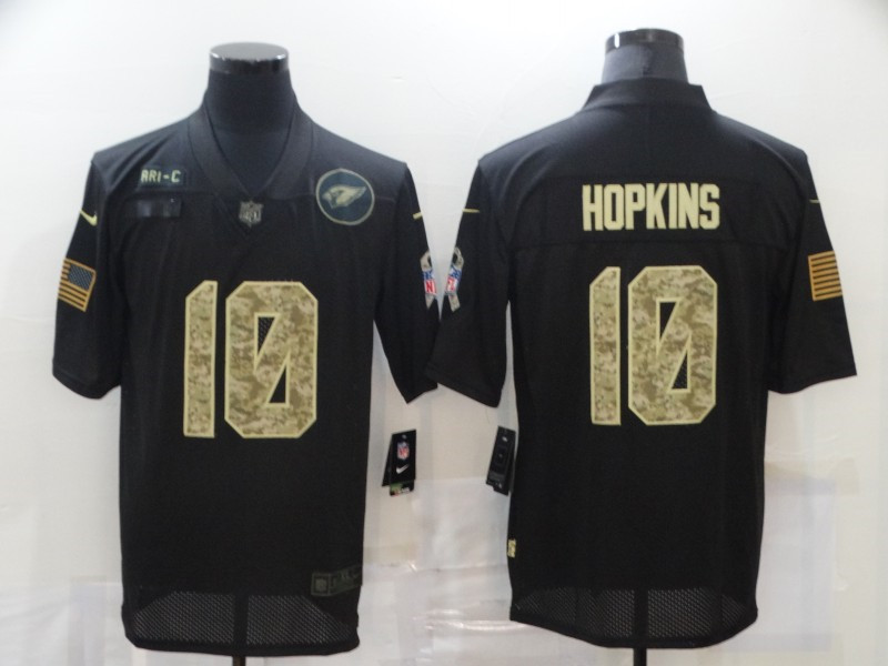 Nike Cardinals 10 DeAndre Hopkins Black Camo 2020 Salute To Service Limited Jersey