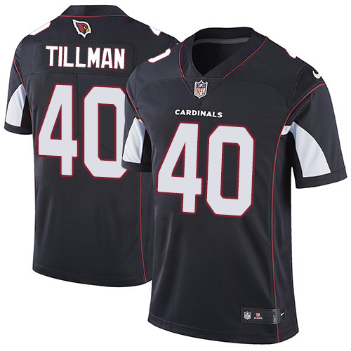  Cardinals 40 Pat Tillman Black Vapor Untouchable Player Limited Jersey