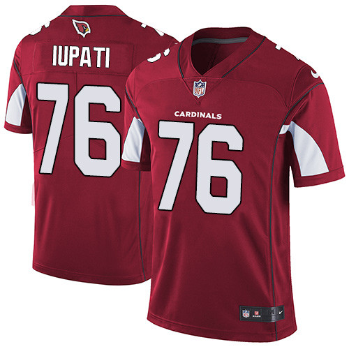  Cardinals 76 Mike Iupati Red Vapor Untouchable Player Limited Jersey