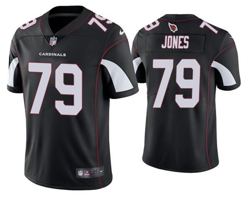 Nike Cardinals 79 Josh Jones Black Vapor Untouchable Limited Jersey