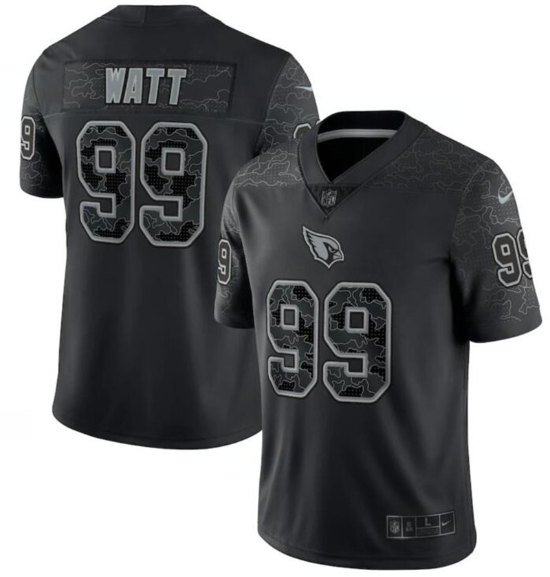 Nike Cardinals 99 J.J. Watt Black RFLCTV Limited Jersey