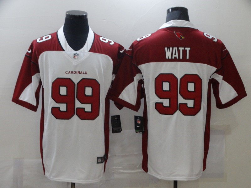 Nike Cardinals 99 J.J. Watt White Vapor Untouchable Limited Jersey