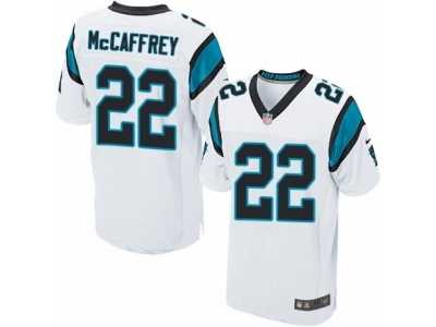 Carolina Panthers 22 Christian McCaffrey Elite White NFL Jersey