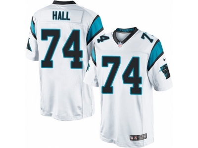  Carolina Panthers 74 Daeshon Hall Limited White NFL Jersey