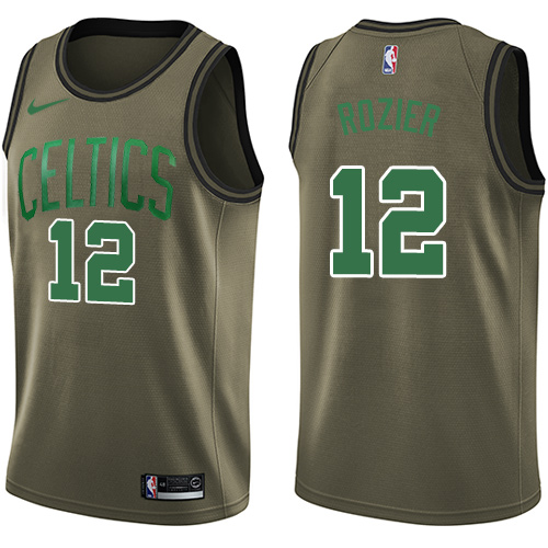  Celtics #12 Terry Rozier Green NBA Swingman Icon Edition Jerseys