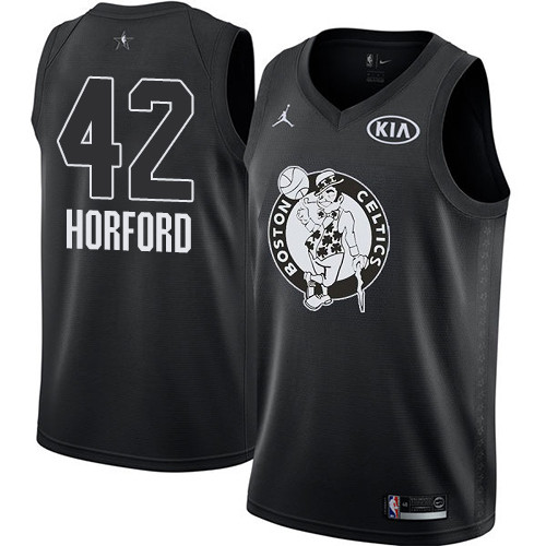  Celtics #42 Al Horford Black NBA Jordan Swingman 2018 All Star Game Jersey