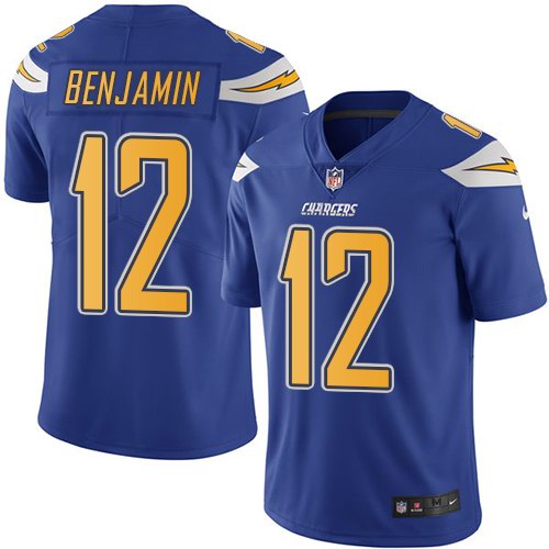  Chargers 12 Travis Benjamin Royal Color Rush Limited Jersey
