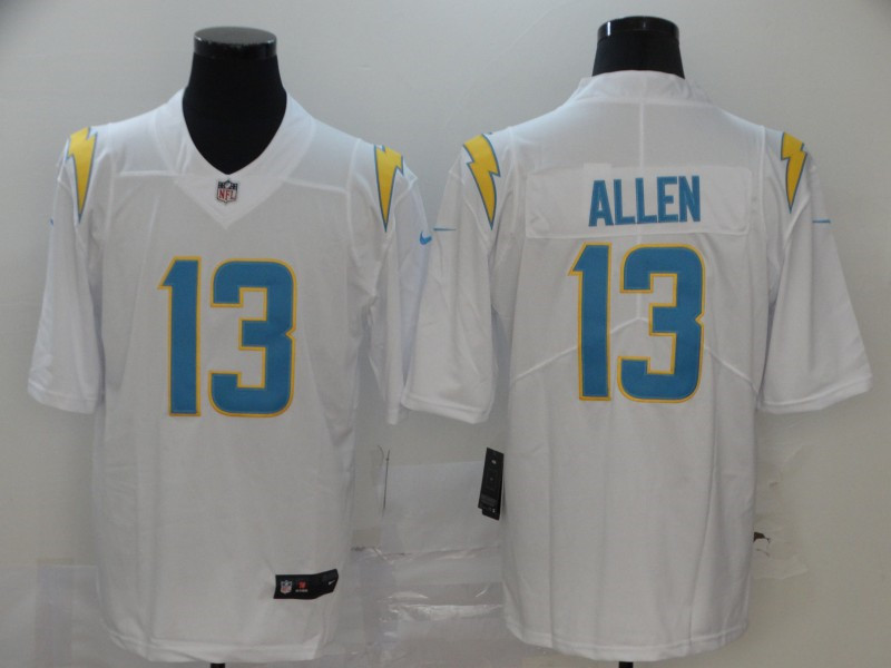 Nike Chargers 13 Keenan Allen White 2020 New Vapor Untouchable Limited Jersey