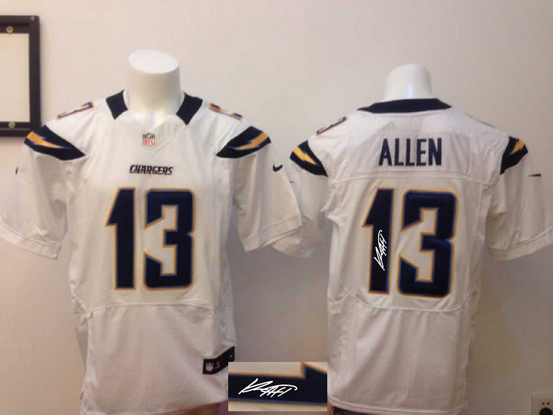  Chargers 13 Keenan Allen White Signature Edition Elite Jersey