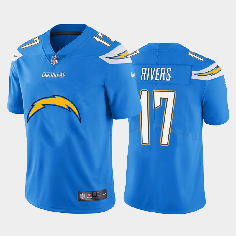 Nike Chargers 17 Philip Rivers Blue Team Big Logo Vapor Untouchable Limited Jersey