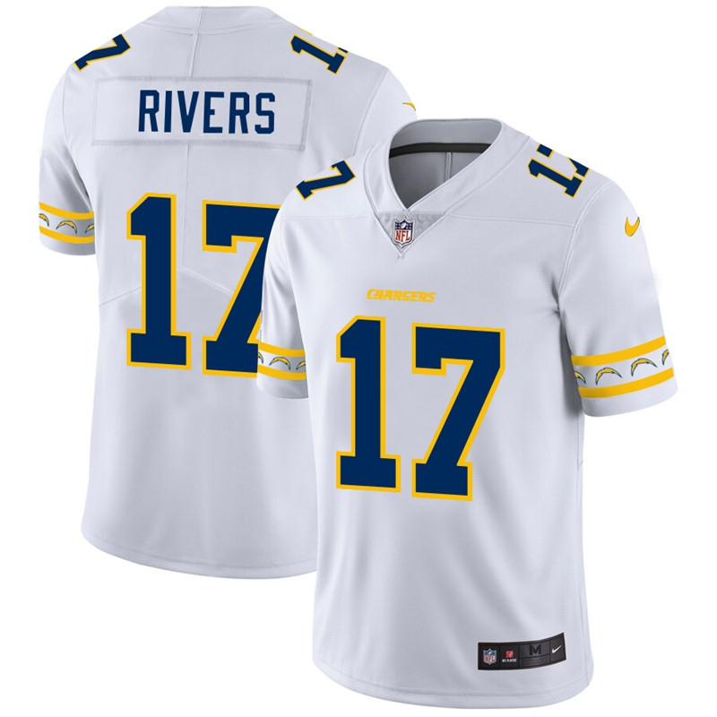 Nike Chargers 17 Philip Rivers White Team Logos Fashion Vapor Limited Jersey