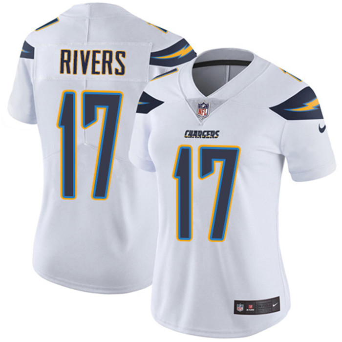  Chargers 17 Philip Rivers White Women Vapor Untouchable Limited Jersey