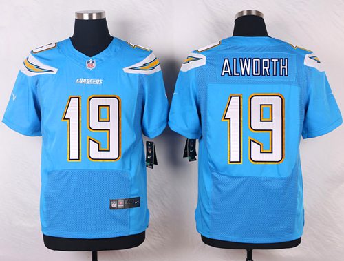  Chargers 19 Lance Alworth Electric Blue Alternate Men Stitched NFL New Elite Jersey