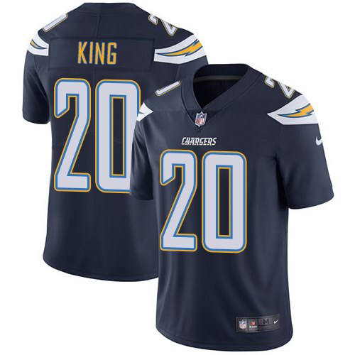 Chargers 20 Desmond King Navy Vapor Untouchable Limited Jersey
