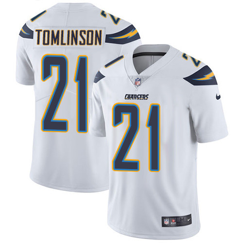  Chargers 21 LaDainian Tomlinson White Vapor Untouchable Player Limited Jersey