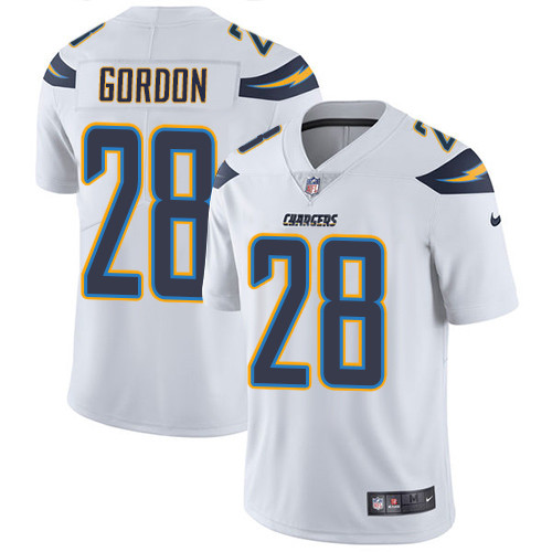  Chargers 28 Melvin Gordon White Vapor Untouchable Player Limited Jersey